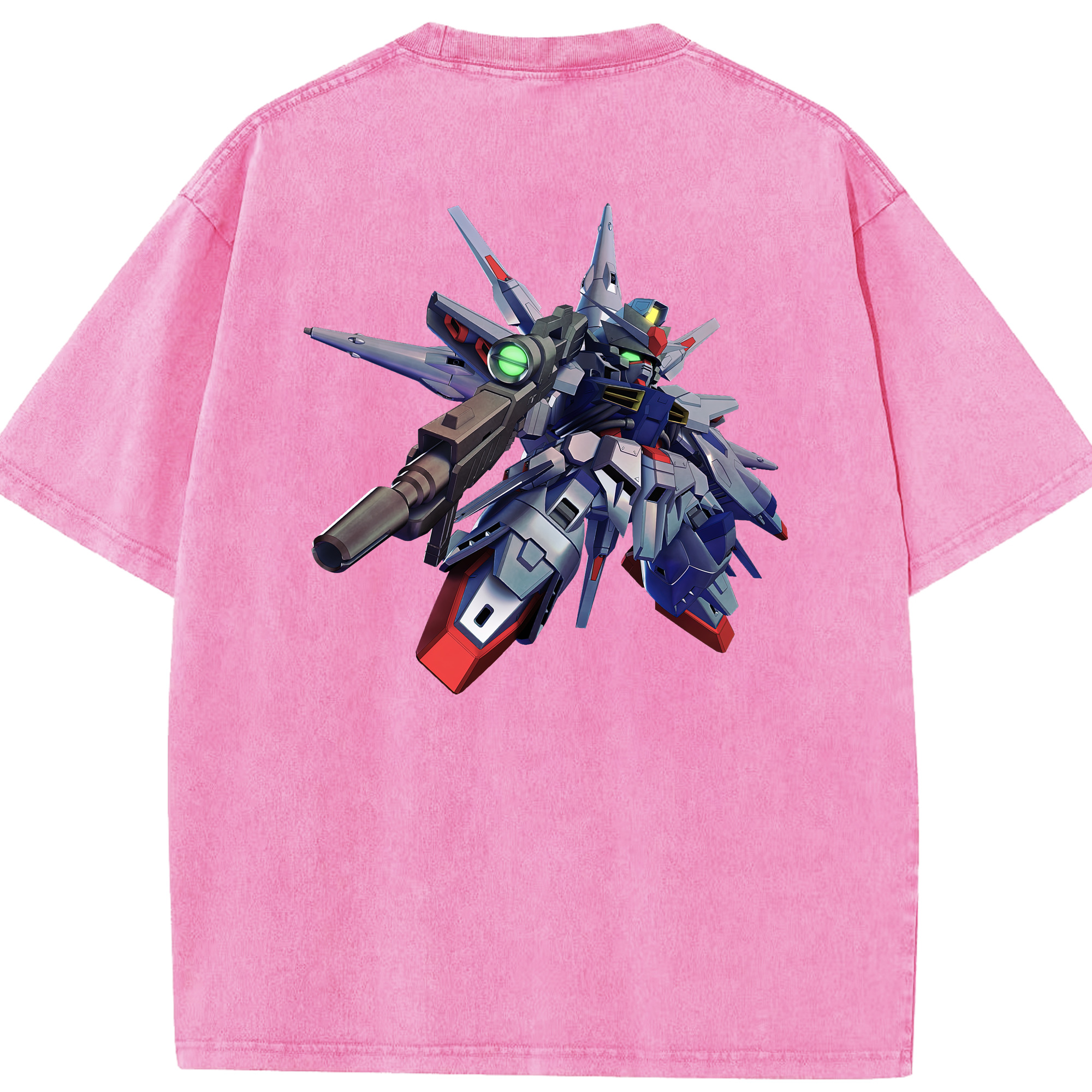 （画像用） 機動戦士ガンダム Mobile Suit Gundam 綿100% ヴィンテージ風 半袖Tシャツ（背面プリント）